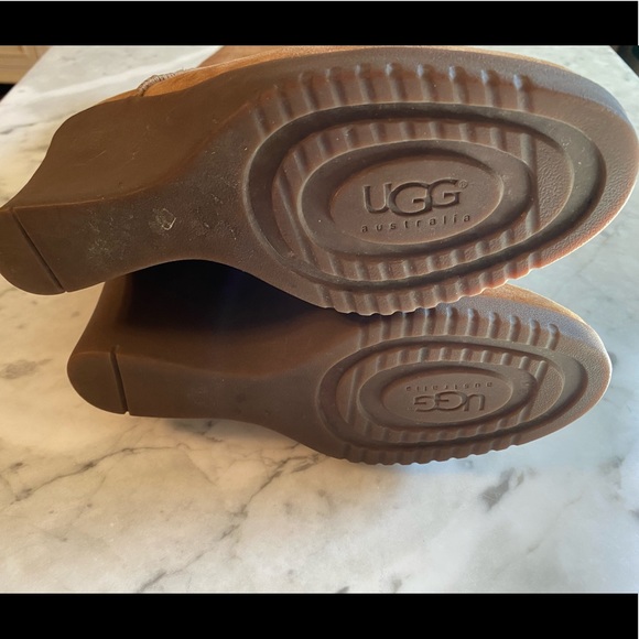 Ugg Wedge Heel Joslyn Shearling Boot, foldover - Picture 4 of 8